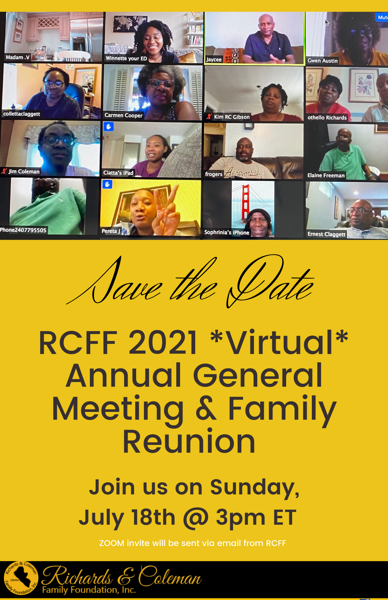 RCFF 2022 Annual General Meeting!